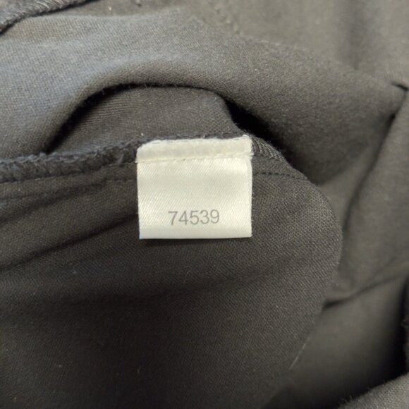 NEW Vintage Ann Taylor Black Velvet Straight Leg Pant Career Velour High Rise 10 - Picture 8 of 14